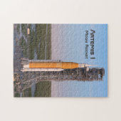 Artemis One Moon Rocket auf Pad Puzzle (Horizontal)