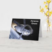 Artemis Orion SLS Mond-Auftrag Karte (Gelbe Blume)