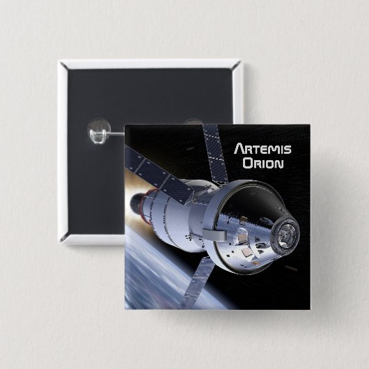Artemis Orion SLS Moon Mission Button (Vorne & Hinten)