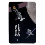 Artemis Orion SLS Moon Mission Magnet (Vertikal)