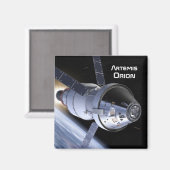 Artemis Orion SLS Moon Mission Magnet (Vorderseite/Rückseite)