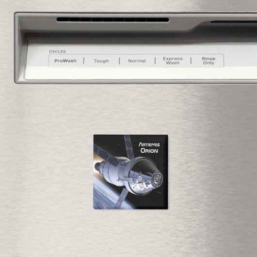 Artemis Orion SLS Moon Mission Magnet (In Situ (Geschirrspüler))