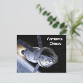 Artemis Orion SLS Moon Mission Postkarte (Stehend Vorderseite)