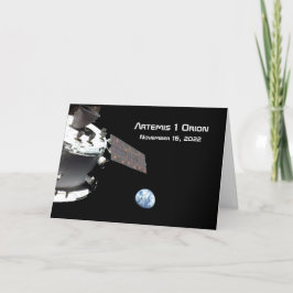 Artemis Orion Spacecraft Blauer Marmor Karte