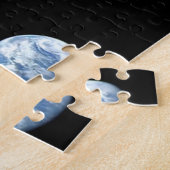 Artemis Orion Spacecraft Blauer Marmor Puzzle (Seite)