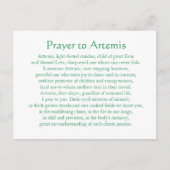 Artemis Postcard Postkarte (Vorderseite)