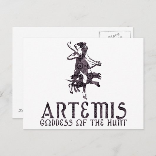 Artemis Postkarte (Vorne/Hinten)