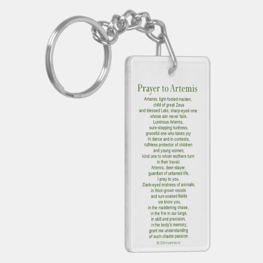 Artemis Schlüsselanhänger (Vorderseite links)