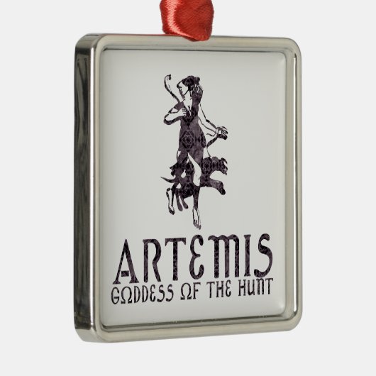 Artemis Silbernes Ornament (Rechts)