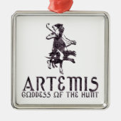 Artemis Silbernes Ornament (Vorne)