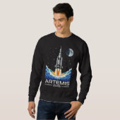 Artemis-Start zum Mond Sweatshirt (Vorne ganz)