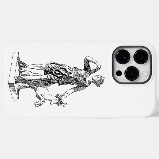 Artemis Statue Griechische Göttin Mythologie Kultu Case-Mate iPhone Hülle (Rückseite (Horizontal))