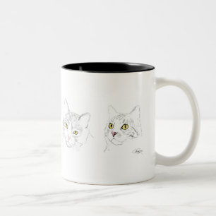Artemis u. Kramer Zeichnen Zweifarbige Tasse