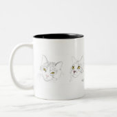 Artemis u. Kramer Zeichnen Zweifarbige Tasse (Links)
