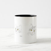 Artemis u. Kramer Zeichnen Zweifarbige Tasse (Mittel)