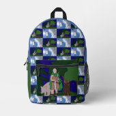 Artemis und Apollo-Rucksack Bedruckter Rucksack (Vorderseite)