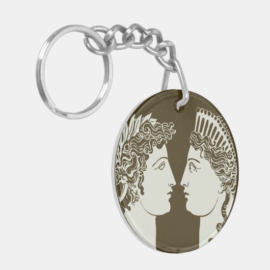 Artemis und Apollo Schlüsselanhänger (Vorderseite links)
