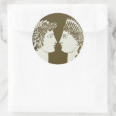 Artemis und Apollo Sticker (Tasche)