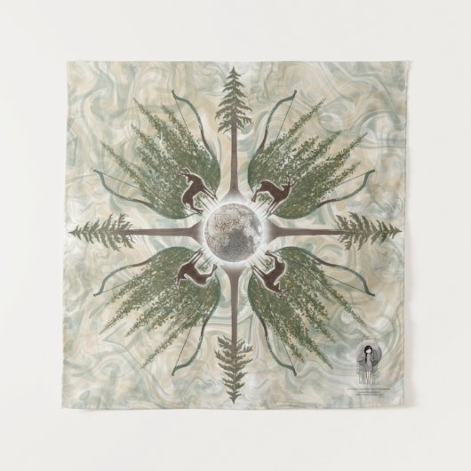 Artemis Wandteppich (Vorderseite)