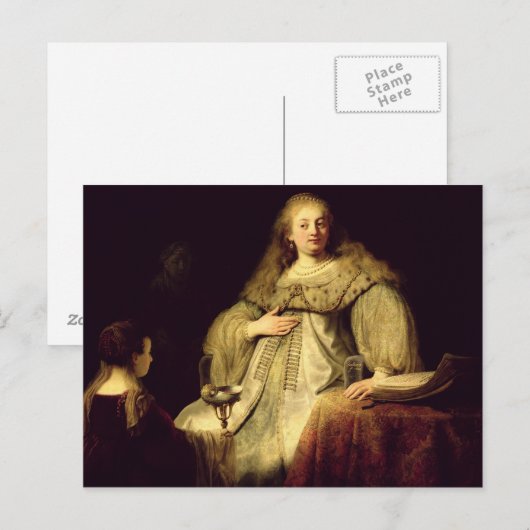 Artemisia, 1634 postkarte (Vorne/Hinten)