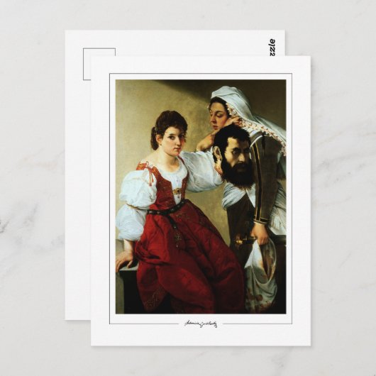 Artemisia Gentileschi #10 - Fine Art Postkarte (Vorne/Hinten)