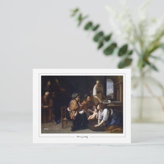 Artemisia Gentileschi #13 - Fine Art Postkarte (Stehend Vorderseite)