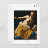 Artemisia Gentileschi #1 - Kunstkunst Postkarte (Vorne/Hinten)
