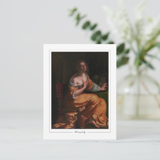 Artemisia Gentileschi #48 - Fine Art Postkarte (Stehend Vorderseite)