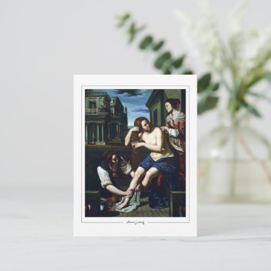 Artemisia Gentileschi #73 - Fine Art Postkarte (Stehend Vorderseite)