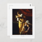 Artemisia Gentileschi #75 - Fine Art Postkarte (Vorne/Hinten)