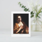 Artemisia Gentileschi #77 - Fine Art Postkarte (Stehend Vorderseite)