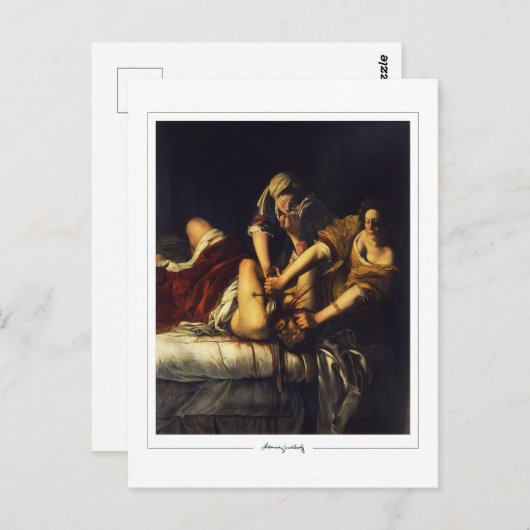 Artemisia Gentileschi #84 - Fine Art Postkarte (Vorne/Hinten)