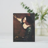 Artemisia Gentileschi Postkarte (Stehend Vorderseite)