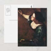 Artemisia Gentileschi Postkarte (Vorne/Hinten)