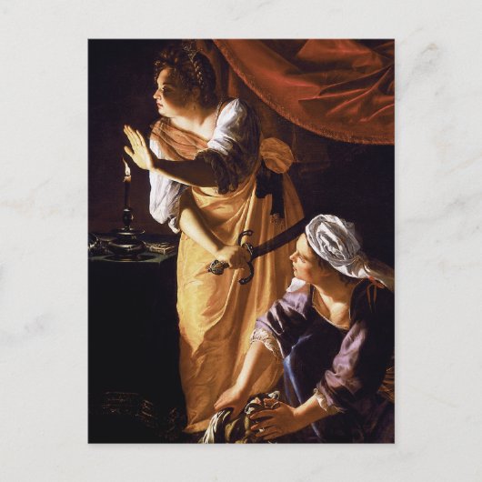 Artemisia Gentileschi Postkarte (Vorderseite)