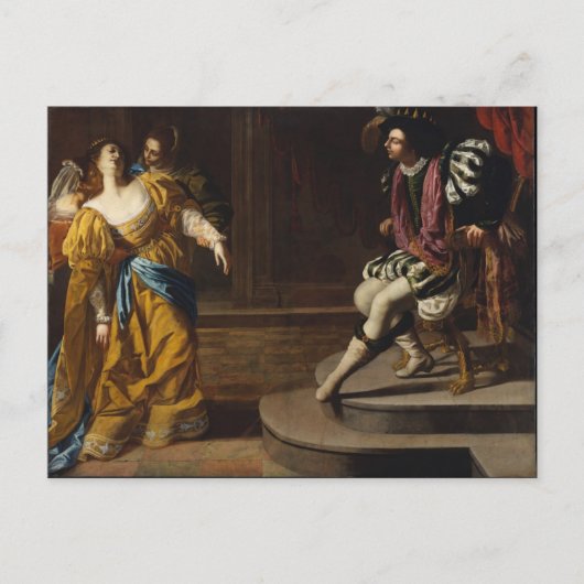 Artemisia Gentileschi Postkarte (Vorderseite)