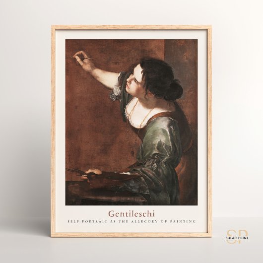 Artemisia Gentileschi Selbstporträt Kunst, Dichtun Poster