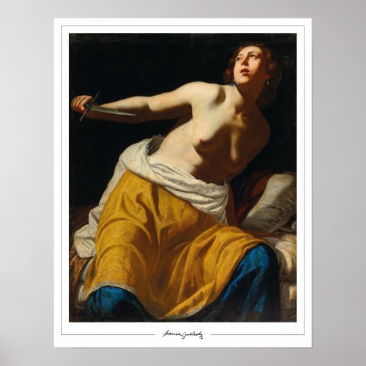 Artemisia Gentileschi Zedigi Art Poster #1 (Vorne)