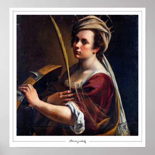 Artemisia Gentileschi Zedigi Art Poster #4 (Vorne)