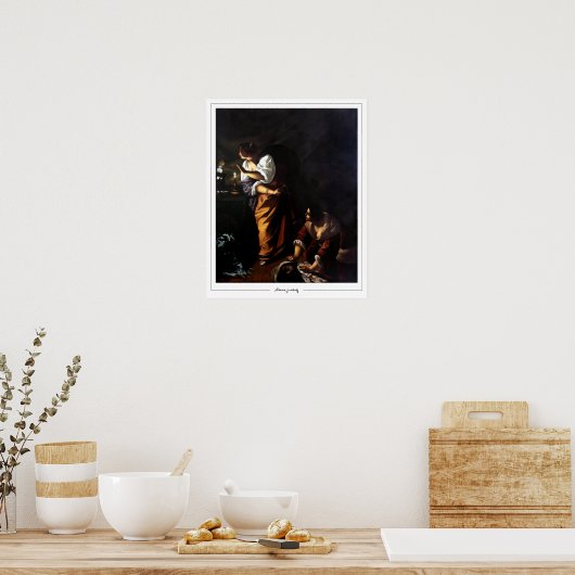 Artemisia Gentileschi Zedign Art Poster #55 (Küche)
