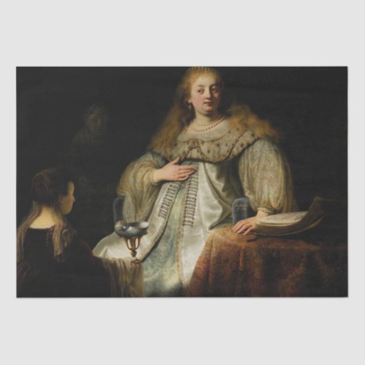Artemisia von Rembrandt van Rijn Seidenpapier (Vorderseite)