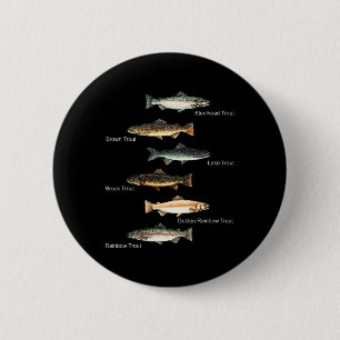 Arten der Aufbringung von Forellen Fisch Art Fisch Button