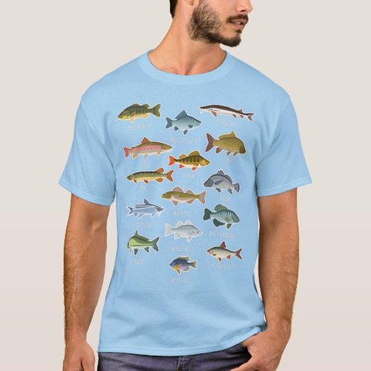 Arten der Fischerei T-Shirt (Vorderseite)