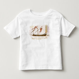 Arten des Verschiffens: eine doppelt-bemastete Kleinkind T-shirt