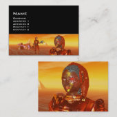 ARTEN IM WÜSTE DER HYPERION-Science Fiction Visitenkarte (Vorne/Hinten)