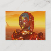 ARTEN IM WÜSTE DER HYPERION-Science Fiction Visitenkarte (Rückseite)