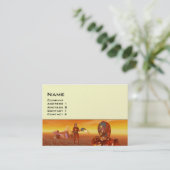 ARTEN IM WÜSTEN DER HYPERION VISITENKARTE (Stehend Vorderseite)