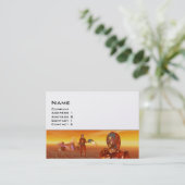 ARTEN IM WÜSTEN DER HYPERION VISITENKARTE (Stehend Vorderseite)