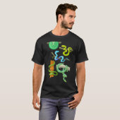 Arten und Arten von Schlangen 17 T-Shirt (Vorne ganz)