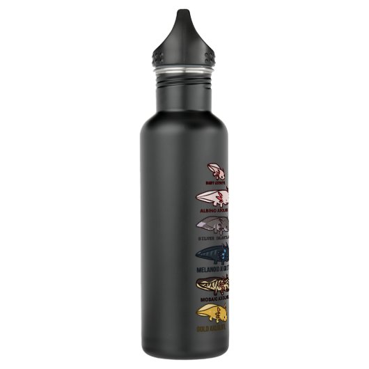 Arten von Axolotls Edelstahlflasche (Links)